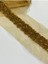 Boncuklu Şerit / Boncuk Işli Şerit / 1 Metre / Koyu Gold 3