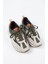 Moreno Erkek Deri Bağcıklı Bej-Haki Sneakers 3