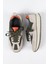 Moreno Erkek Deri Bağcıklı Bej-Haki Sneakers 1