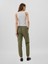 Kadın Haki Twill Jogger Kargo Pantolon 5