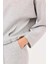 Kadın Çift Kumaşlı Taşlı Sweatshirt 0002 Gri 3
