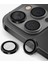 Iphone 16 Pro / Iphone 16 Pro Max Sapphire Lens Koruyucu Optix Prime Serisi Çelik Çerçeve 3