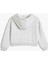 Fermuarlı Crop Sweatshirt Kapşonlu Baskı Detaylı Şardonlu 4
