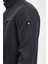 Erkek Gri Hakim Regular Uzun Mevsimlik Pamuk Polyester Karışımlı Safari Mont&ceket 5