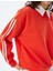Gömlek Yaka Çizgili Sweatshirt Uzun Kolu Üç Iplik Şardonlu Rahat Kalıp 5