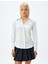 Uzun Kollu Gömlek Manşetleri Geniş Işleme Detaylı 3