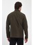 Erkek Yeşil Regular Uzun Mevsimlik Pamuk Polyester Karışımlı Safari Mont&ceket 5