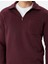 Polo Yaka Sweatshirt Uzun Kollu Cep Detaylı Pamuk Karışımlı 5