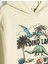 Oversize Kapşonlu Sweatshirt Dinozor Baskılı Uzun Kollu 3