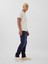 Erkek Koyu Mavi Gapflex Athletic Slim Soft Wear Jean Pantolon 4