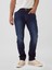 Erkek Koyu Mavi Gapflex Athletic Slim Soft Wear Jean Pantolon 5