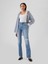 Kadın Mavi High Rise '90S Straight Jean Pantolon 1