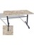 Halley Werzalit Mutfak Masası 70X120 (Esb) - Scala Marble 1