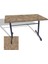 Halley Werzalit Mutfak Masası 70X120 (Esb) - Edgy Wood 1