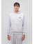 Logo Baskılı Kapüşonlu Gri SWEATSHIRT0S10173-82498 3