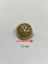 Hırka Yelek Düğmesi / Tasarım Düğme/ Özel Kaplama Düğme / Mat Gold 6 Lı Set 4