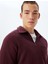 Polo Yaka Sweatshirt Uzun Kollu Cep Detaylı Pamuk Karışımlı 1