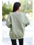 Kadın Los Angeles Nakışlı Oversize Pamuklu Sweat - 9002 3