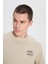 Regular Fit Normal Kesim Bisiklet Yaka Pembe Sweatshirt 5