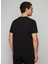 Bisiklet Yaka Siyah Erkek T-Shirt HM500783 3