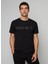 Bisiklet Yaka Siyah Erkek T-Shirt HM500783 2