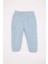 Kız Bebek 2'li Takım Pelüş Fermuarlı Dik Yaka Sweatshirt Beli Lastikli Alt D6706A524WN 2