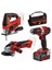Te-Tk 18/3 Li Kit (Js+Cd+Ag) Akülü Combo Alet Seti 1x4,0 Ah 1
