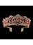 Kristal Ti Vintage Altın Rhinestone Pageant Taçlar Tarak Barok Düğün Saç Aksesuarları (Yurt Dışından) 1