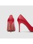 Kadın Stiletto 13 Pont 060068, Kırmızı, 37 5