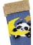 Panda Desenli Baskılı Havlu Bebek Çorap ONL-01831 4