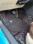 Toyota Corolla 2002-2007 Sedan Siyaha Kırmızı Renk 8d Premium Araca Özel Havuzlu Deri Oto Paspas 2