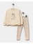 Kız Çocuk Çiçekli Sweatshirt ve Tayt Pamuklu Alt Üst Takım 1