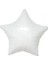 Beyaz Yıldız Folyo Balon 45 cm - Bebek Çocuk Parti Kutlama 1