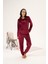 Kadın Kışlık Lovely Kadife Pijama Takımı 3