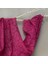 El Yapımı Pigment Flamlı Eşarp - Pembe 3