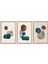 Dekoratif Bohem Retro Art Minimal 3lü Set Tablosu - MNT115 2