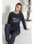 Kadın Kışlık Puantiyeli Termal Pijama Takımı 2