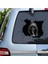 3D Sticker Hayalet Korkunç Oto Sticker, Motorsiklet, Kask, Laptop Sticker 17X6 cm Oto Aksesuar 4