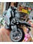 Motor Kawasaki Ninja ZX10R Tarz Motorsiklet Metal Işıklı Sesli Koleksiyon Model Oyuncak Motosiklet 1