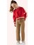 Kız Çocuk Kolları Parça Detaylı Kırmızı Sweatshirt 2