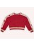 Kız Çocuk Kolları Parça Detaylı Kırmızı Sweatshirt 4