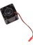 Metal Soğutma Fanı Motor Isı Emici 1/8 Traxxas Kızak Rc Araba Yükseltme Parçaları Aksesuarları, Siyah (Yurt Dışından) 4