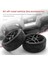 Adet 1/8 Buggy Lastikleri Tekerlekler ile 17MM Hex Tahrik Hub Rc Off Road Araba Hsp Hpı Kyosho Traxxas Lastik Aksesuarları Siyah (Yurt Dışından) 4