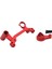 Wltoys 104072 104001 104002 1/10 Rc Araba Yükseltme Parçaları Için Metal Direksiyon Bileşenleri Direksiyon Düzeneği, Kırmızı (Yurt Dışından) 2