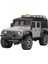 Metal Çelik Kaput Kızak Plakası Dekoratif Sac Giriş Izgarası Traxxas TRX4M Defender 1/18 Rc Araba Yükseltme Parçaları, Siyah (Yurt Dışından) 5