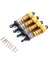 Adet Metal Amortisör Amortisör Yedek Aksesuar Wltoys Için Fit 144001 1/14 Rc Drift Yarış Araba Parçaları, Sarı (Yurt Dışından) 1