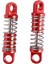2 Adet 1/28 Rc Alüminyum Amortisörler Wltoys Rc Araba K969 K989 K999 P929 4WD Kısa Kulvar Drift Araba Yükseltme Parçaları-Kırmızı (Yurt Dışından) 3