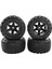 4 Adet 104MM Kauçuk Jant Lastikleri Lastik 12MM Hex Mjx Hyper Go H16 16207 16208 16209 16210 1/16 Rc Araba Yükseltme Parçaları, 1 (Yurt Dışından) 2