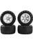 4 Adet 104MM Kauçuk Jant Lastikleri Lastik 12MM Hex Mjx Hyper Go H16 16207 16208 16209 16210 1/16 Rc Araba Yükseltme Parçaları, 1 (Yurt Dışından) 3
