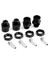 4 Adet Metal Altıgen Adaptör 12MM Ila 17MM Tekerlek Altıgen Hub Adaptör Uzatma Dönüşüm Somunları 1/10 Rc Araba, Siyah (Yurt Dışından) 1